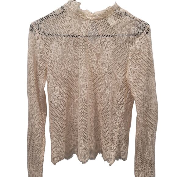 H&M Sheer Floral Lace Top - Picture 4 of 16